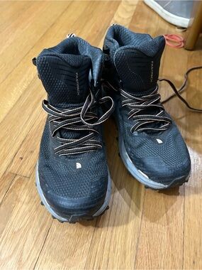 The North Face Women's Black and Gray Trail Running Shoes